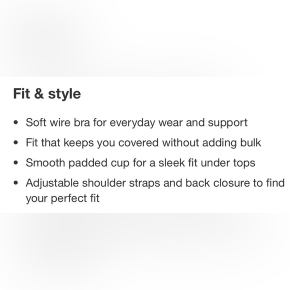 Auden Comfort Wire Bra- 42DD - Picture 5 of 6